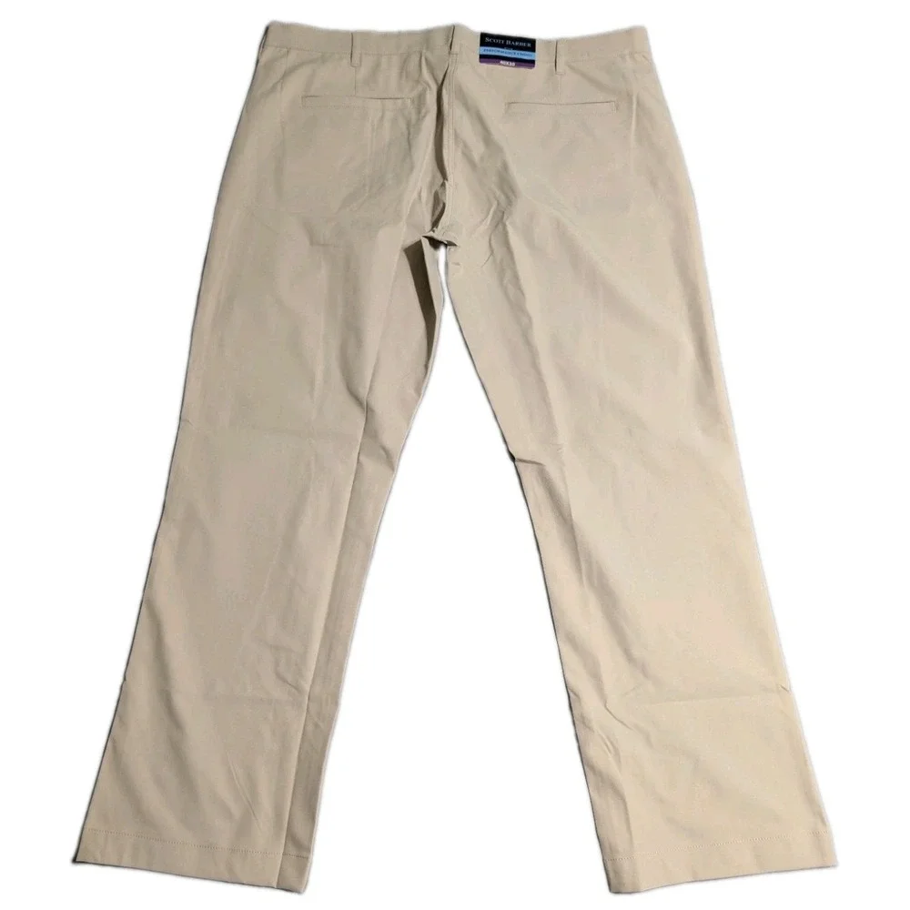 Scott Barber Performance Chino Mens 40x30 NWT 3 Pair Bundle Navy Khaki Gray